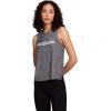 imageReebok Womens Glow Sleeveless Cropped Tank TopBlack Heather