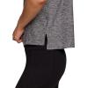 imageReebok Womens Glow Sleeveless Cropped Tank TopBlack Heather