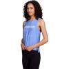 imageReebok Womens Glow Sleeveless Cropped Tank TopUltramarine Heather