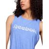 imageReebok Womens Glow Sleeveless Cropped Tank TopUltramarine Heather
