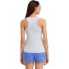 imageReebok Womens Off The Charts Slim Fit Performance Tank TopGray Dawn