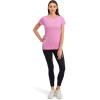 imageReebok Womens Off The Charts Slim Performance TShirtCrocus Heather