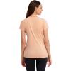 imageReebok Womens Off The Charts Slim Performance TShirtPapaya Punch Heather