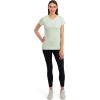 imageReebok Womens Off The Charts Slim Performance TShirtSeafoam Heather