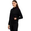 imageReebok Womens Satin Applique Graphic Hooded SweatshirtBlack