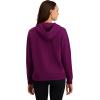 imageReebok Womens Satin Applique Graphic Hooded SweatshirtPickled Beet