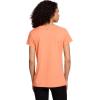 imageReebok Womens Short Sleeve Knockout Performance TShirtPapaya Punch Heather