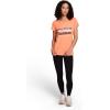 imageReebok Womens Short Sleeve Knockout Performance TShirtPapaya Punch Heather