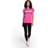 imageReebok Womens Short Sleeve Knockout Performance TShirtRaspberry Rose Heather