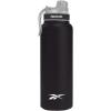 imageReebok Athletic Stainless Steel Water Bottle  Insulated Water Bottle 32 oz With Chug Lid  Double Wall Vacuum Insulated Sports Water Bottle BPA FreeBlack