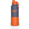 imageReebok Stainless Steel Water Bottle For Outdoor  Insulated Water Bottle 40 oz With Chug Lid ampamp Silicone Sleeves  Double Wall Vacuum Insulated Sports Water Bottle BPA Free OrangeNavyOrangeNavy
