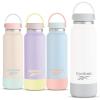 imageReebok Stainless Steel Wide Mouth Water Bottle With Flex Cap For Outdoor  32 oz  Double Wall Vacuum Insulated Sports Water Bottle With Silicone Sleeves BPA Free BlueWhite