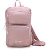 imageReebok Unisex Crossbody Sling Bags  Compact Convertible Strap Cross Body Bag Travel Sling Bag  Gym ampamp Travel Essential Size One Size Cosmos BlackMikayla Ashen Lilac