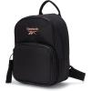 imageReebok Womens Backpack  Zipper Closure Mini Lightweight Backpack Purse for Women  Everyday Bag ampamp Travel Bag for Women Sydney Black With Rose Gold LogoSydney Black With Rose Gold Logo