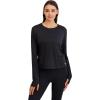 imageReebok Womens Glow Long Sleeve TopBlack Heather