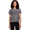 imageReebok Womens Glow Short Sleeve Crop Top TShirtBlack Heather