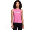 imageReebok Womens Glow Sleeveless Cropped Tank TopRaspberry Rose Heather