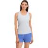 imageReebok Womens Off The Charts Slim Fit Performance Tank TopGray Dawn
