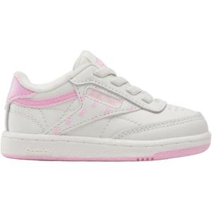 imageReebok BabyGirls Kids Barbie Club C SneakerChalkChalkAstro Rose