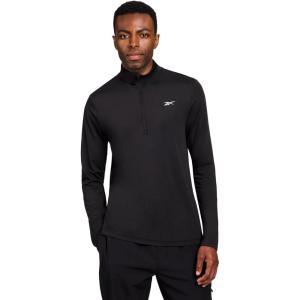 imageReebok Energy Mens Long Sleeve Performance 14 Zip TopBlack