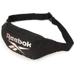 imageReebok Fanny Pack  Lightweight Stylish Crossbody Waist Belt Bags for Women and Men with Adjustable Strap Size One Size Davis Black With Rose Gold LogoFoundation Black With Rose Gold Logo