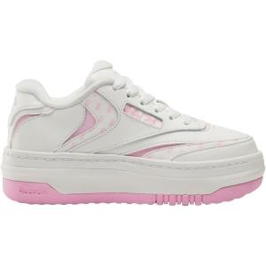 imageReebok Girls Barbie Club C Extra SneakerChalkChalkAstro Rose