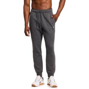 imageReebok Mens Cotton Vital Fleece SweatpantCharcoal Heather