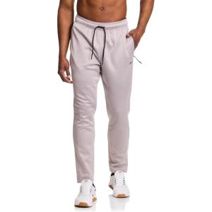 imageReebok Mens Fleece Tech Sweatpant Zippered Pockets Athletic JoggersOpal Grey