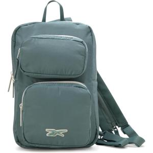imageReebok Unisex Crossbody Sling Bags  Compact Convertible Strap Cross Body Bag Travel Sling Bag  Gym ampamp Travel Essential Size One Size Cosmos BlackMikayla Green