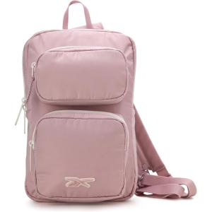 imageReebok Unisex Crossbody Sling Bags  Compact Convertible Strap Cross Body Bag Travel Sling Bag  Gym ampamp Travel Essential Size One Size Cosmos BlackMikayla Ashen Lilac