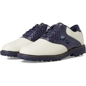 imageReebok UnisexAdult Og Pump Golf SneakerNavyChalkYellow