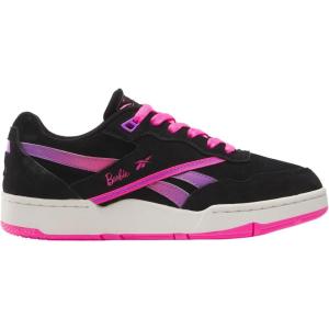 imageReebok UnisexChild Kids Barbie Bb 4000 Ii SneakerBlackBlackPink Paradise