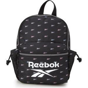 imageReebok Womens Backpack  Zipper Closure Mini Lightweight Backpack Purse for Women  Everyday Bag ampamp Travel Bag for Women Sydney Black With Rose Gold LogoSerena Black Print