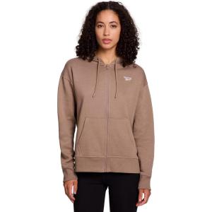 imageReebok Womens Cozy French Terry FullZip Hooded SweatshirtFossil