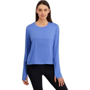 imageReebok Womens Glow Long Sleeve TopUltramarine Heather