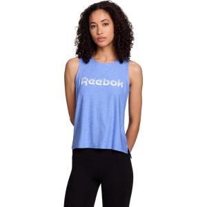 imageReebok Womens Glow Sleeveless Cropped Tank TopUltramarine Heather