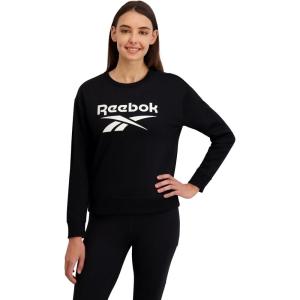 imageReebok Womens Graphic Crewneck SweatshirtBlack