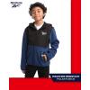 imageReebok Boys Jacket  Warm Polar Fleece Zip Up Hoodie Jacket for Boy  Lightweight Athletic Boys Comfort Hoodie 420Batik Blue