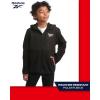 imageReebok Boys Jacket  Warm Polar Fleece Zip Up Hoodie Jacket for Boy  Lightweight Athletic Boys Comfort Hoodie 420Jet Black
