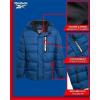 imageReebok Boys Puffer Jacket  Heavyweight Weather Resistant Quilted Jacket for Boys  Fleece Insulated Winter Jackets with HoodBatik Blue