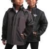 imageReebok Boys Winter Coat  Waterproof Softshell Jacket with Removable Puffer Parka  System Ski Jacket for Boys 820Charcoal Grey