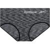 imageReebok Hipster Panties for Women  5 Pack Stretch Performance Seamless Underwear with Relaxed TagFree Waistband SXLBlack SpacedyeBlueSharkskinWhite Stripe
