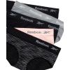 imageReebok Hipster Panties for Women  5 Pack Stretch Performance Seamless Underwear with Relaxed TagFree Waistband SXLBlack SpacedyeLotusGreystoneBlackBlack
