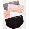 imageReebok Hipster Panties for Women  5 Pack Stretch Performance Seamless Underwear with Relaxed TagFree Waistband SXLPink SpacedyeRose DustWhiteQuiet ShadeBlack