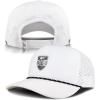 imageReebok Mens Golf Hat  Lightweight  Breathable  Adjustable  Sun Protection  MoistureWicking  Recycled PolyesterMadison  White