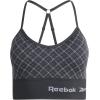 imageReebok Womens Everyday Bras  4 Pack Soft Stretch Seamless Performance Cross Back Strap Sports Bra for Women Sizes SXLBlack JacquardMauve