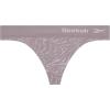 imageReebok Womens Thongs  4 Pack Performance Seamless Thongs for Women Sexy Panties  Breathable Underwear for Women SXLJacquardBlackLotusGrapes
