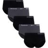 imageReebok Womens Plus Size Briefs  5 Pack Performance High Waisted Underwear for Women Designed to Fit Your Curves 1X3XBlackBlackenedPearl