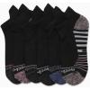 imageReebok Womens Ankle Socks  6 Pack Half Terry Performance Low Cut Athletic Socks for Women with AntiBlister Heel Tab 410Black