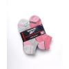 imageReebok Womens Athletic Socks  Performance Cushioned Low Cut Socks 6 PackGreyPink